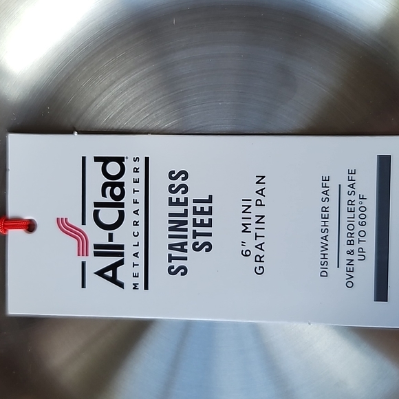 COPY - All-Clad Stainless Steel 6" Mini Gratin Pan, Set of 4 - Picture 3 of 4